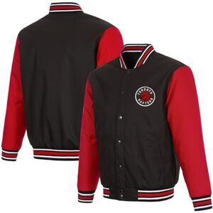 Toronto Raptors Poly-Twill Jacket (P03blk/red)